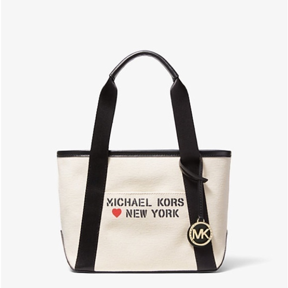 NWT MICHAEL MICHAEL KORS
The Michael Small Canvas New York Tote Bag